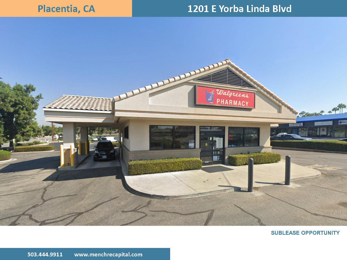1201 E Yorba Linda Blvd, Placentia, CA for Rent