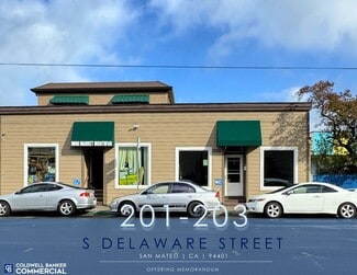 San Mateo, CA Storefront Retail/Residential - 201 S Delaware St
