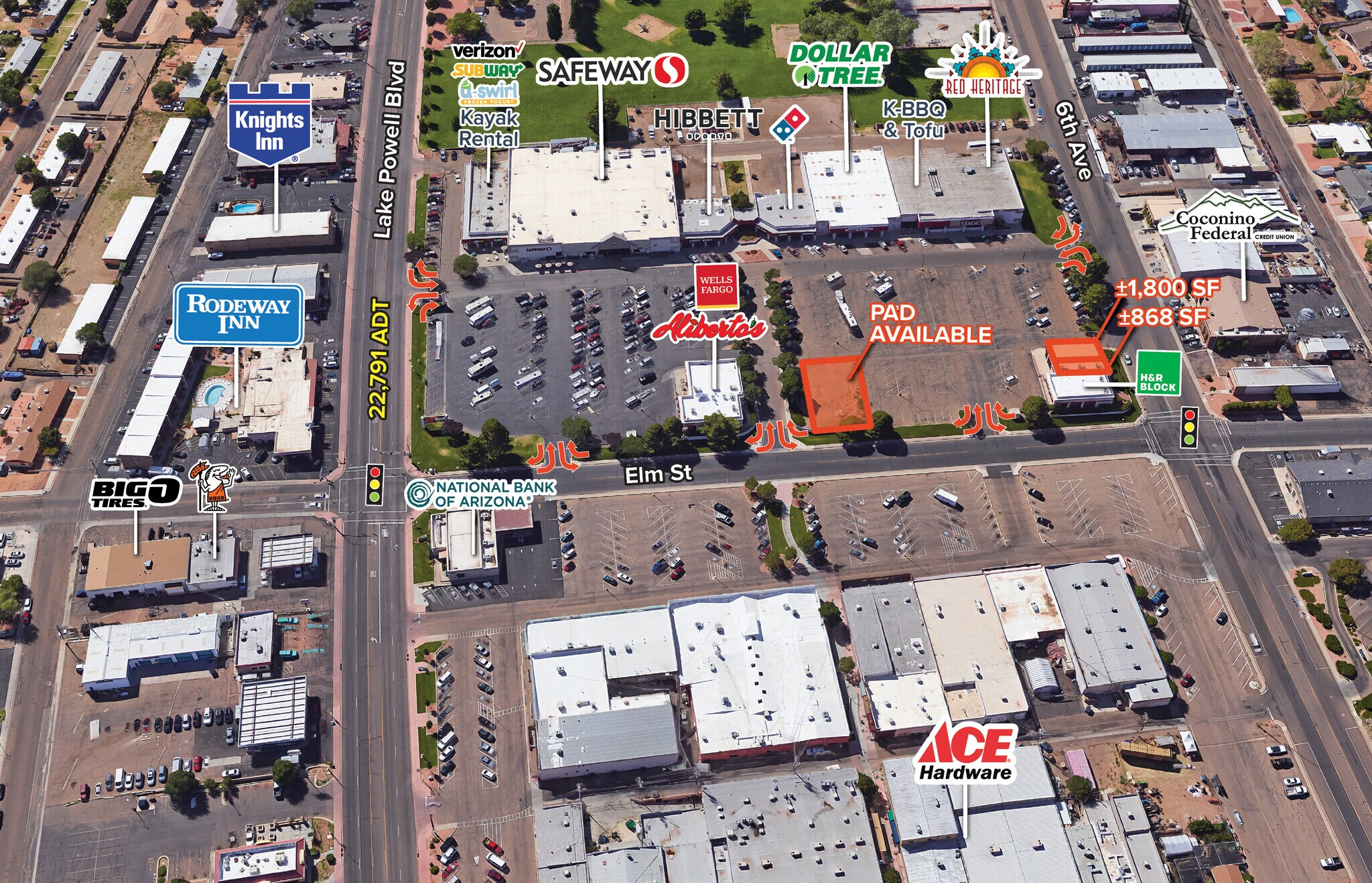 600-662 Elm St, Page, AZ for Rent