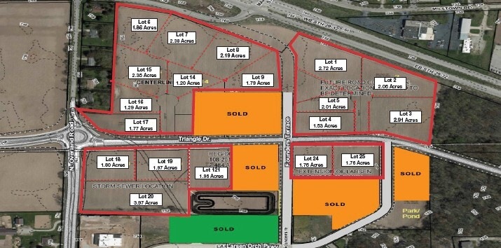N. Overland Rd @ Triangle Dr., Hobart, WI for Sale