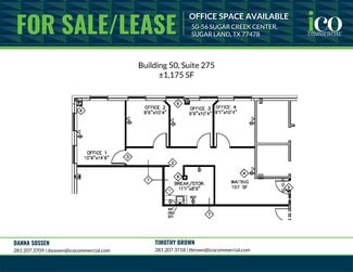 Sugar Land, TX Office, Office/Retail - 50-56 Sugar Creek Center Blvd Sugar Land, TX Office, Office/Retail - 50-56 Sugar Creek Center Blvd