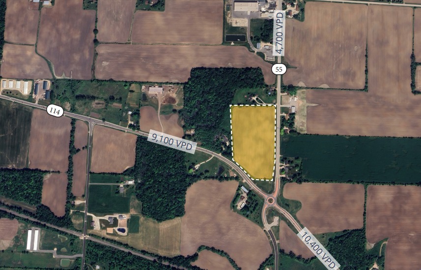 Highway 114 & Highway 55, Hilbert, WI for Sale