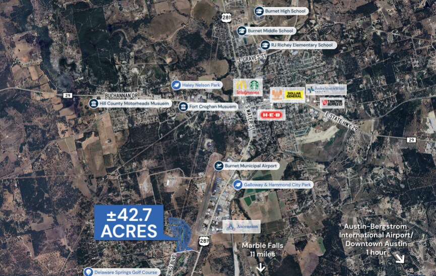 Delaware Springs blvd, Burnet, TX for Sale