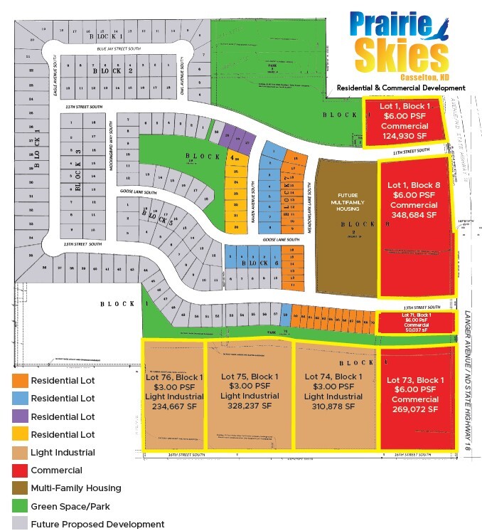 I-94 & Langer Ave, Casselton, ND for Sale