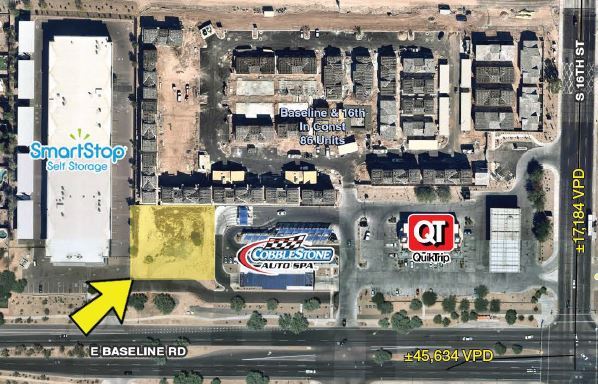 W/NWC 16th St & Baseline Rd, Phoenix, AZ for Rent