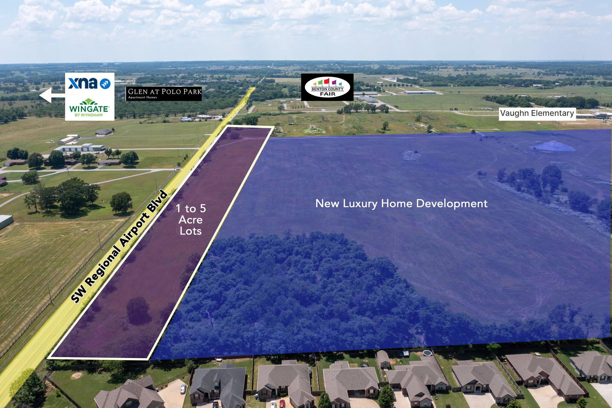 SW Regional Airport Blvd blvd, Bentonville, AR for Sale