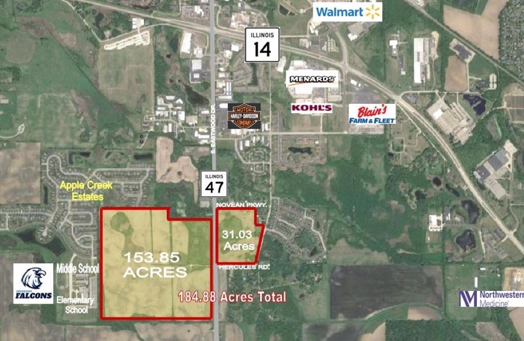 Route 47 & Hercules Rd, Woodstock, IL for Sale