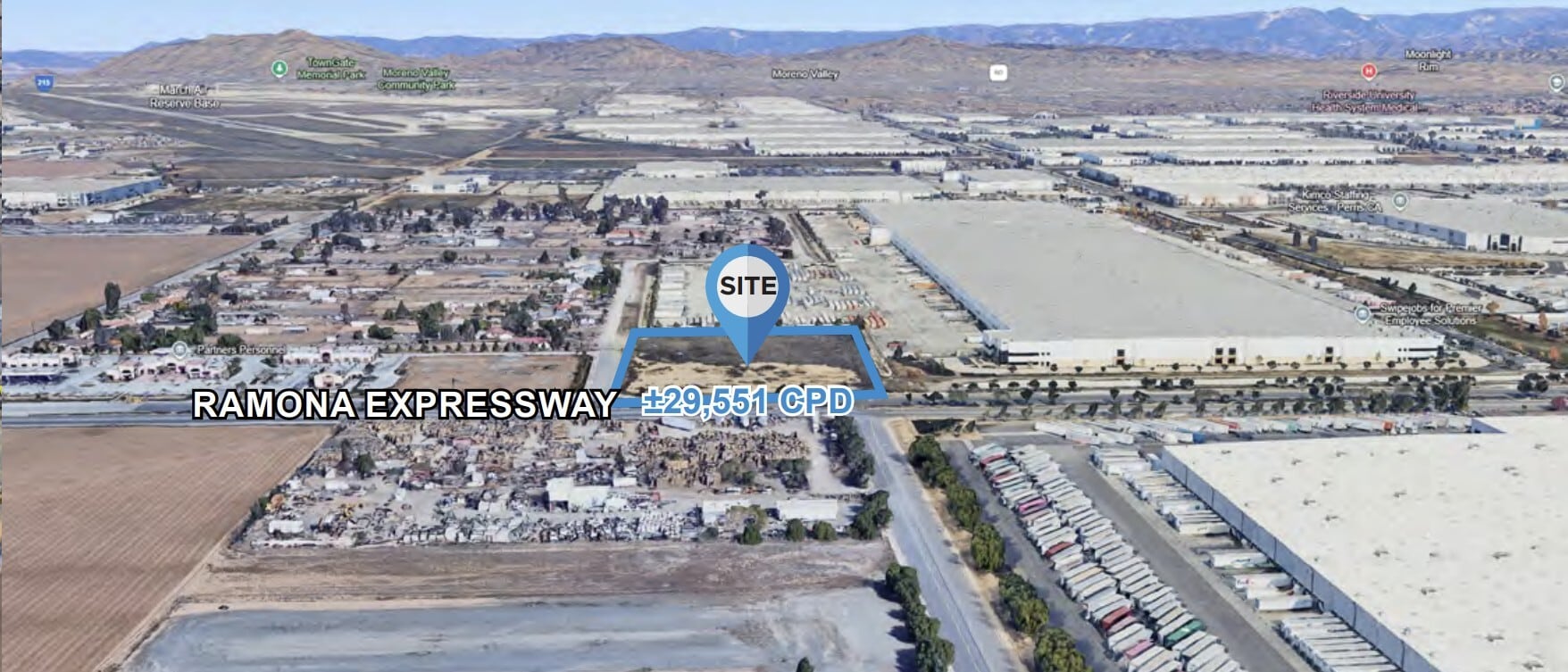 NEC Ramona Expy. & Brennan Ave, Perris, CA for Sale