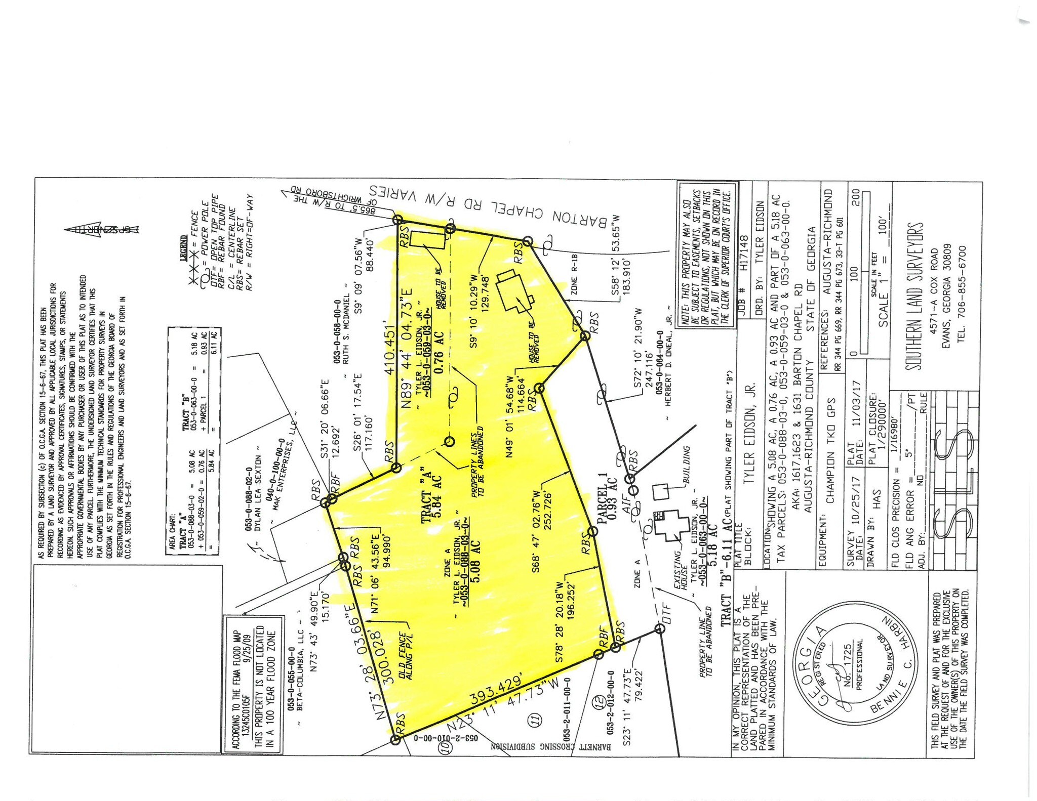 1617 Barton Chapel Rd Augusta, GA 30909 Land Property for Sale on