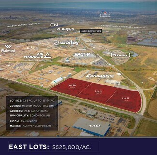 Edmonton, AB Industrial Land - 2845 Aurum Rd NE Edmonton, AB Industrial Land - 2845 Aurum Rd NE
