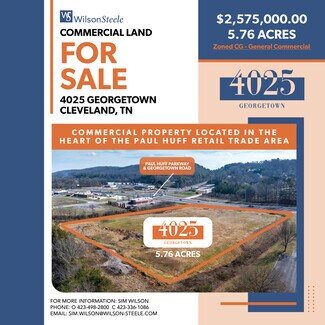 Cleveland, TN Commercial Land - 4025 Georgetown Rd NW
