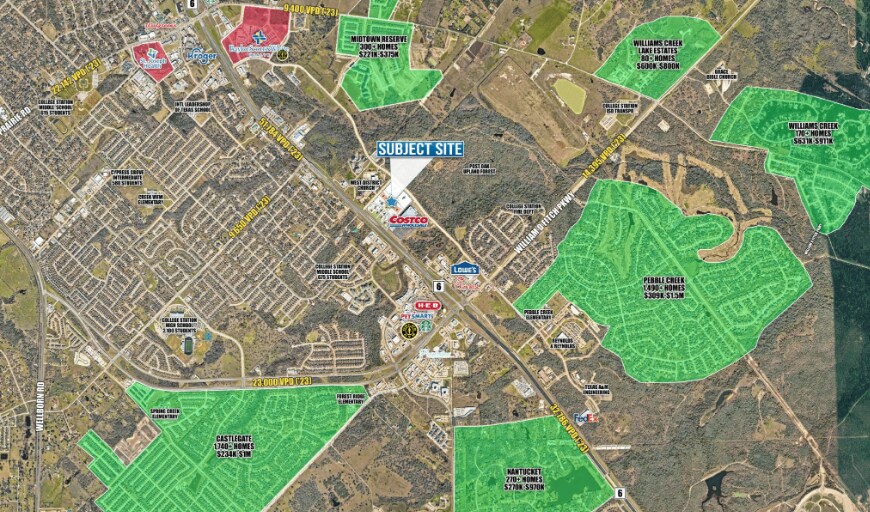 NEC SH-6 & Corporate Pkwy, College Station, TX for Rent