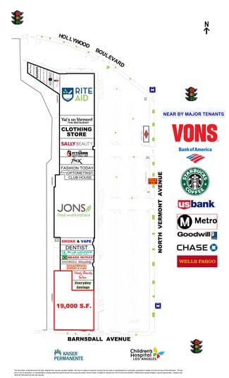 Los Angeles, CA Retail - 1533-1625 N Vermont Ave