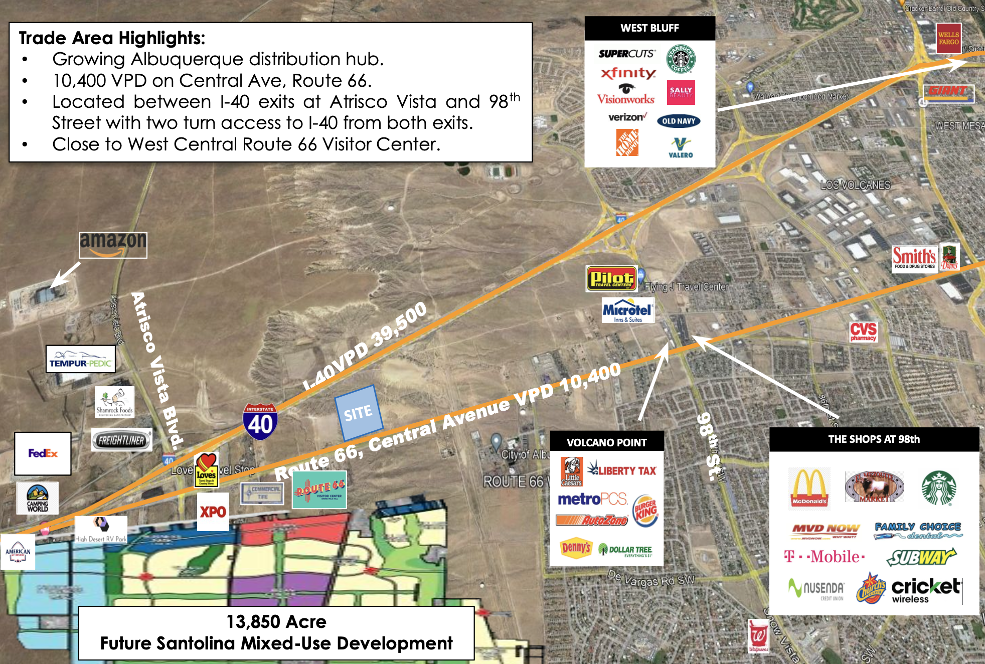 Tract 40 & 41 Central Avenue Northwest, Albuquerque, NM for Sale