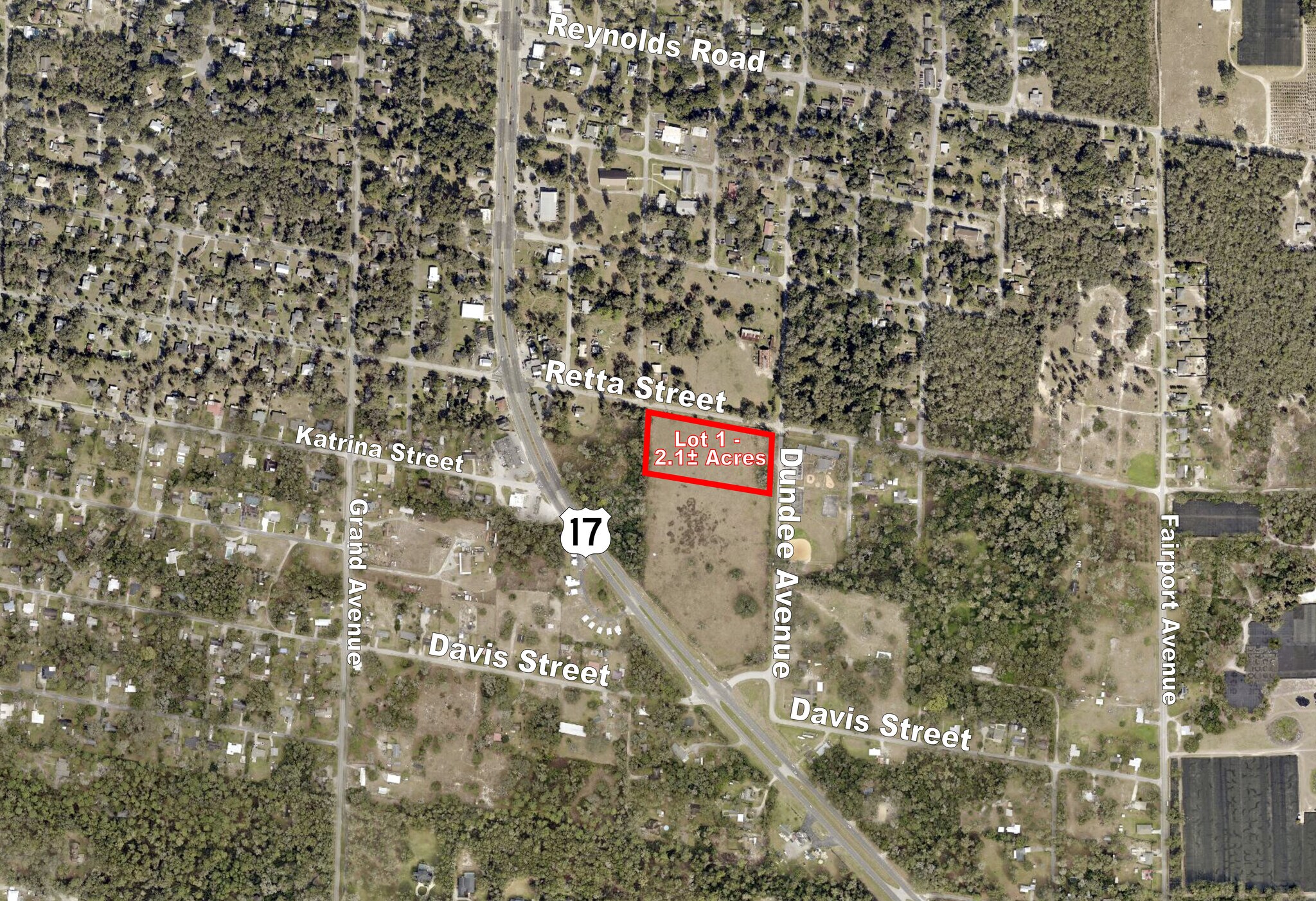 Retta Street & Dundee Avenue, De Leon Springs, FL for Sale
