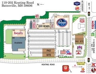 Batesville, MS Retail - 110-192 Keating Rd