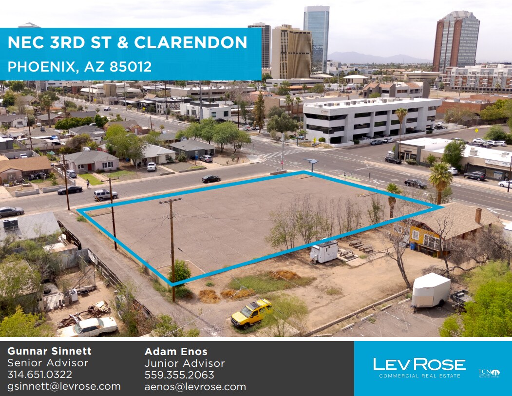NEC 3rd St & Clarendon, Phoenix, AZ for Sale