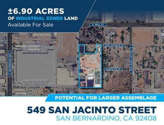 San Bernardino, CA Industrial Land - 549 San Jacinto St