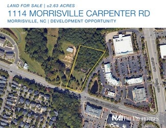 Cary, NC Commercial Land - 1114 Morrisville Carpenter Rd Cary, NC Commercial Land - 1114 Morrisville Carpenter Rd