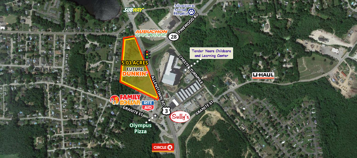 Rt 3 and Rt 28, Allenstown, NH for Rent