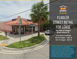 Miami, FL Retail - 1100-1110 W Flagler St