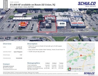 Union Township, NJ Retail - 22 Route 22