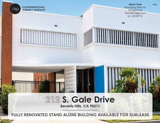 Beverly Hills, CA Office - 212 S Gale Dr Beverly Hills, CA Office - 212 S Gale Dr