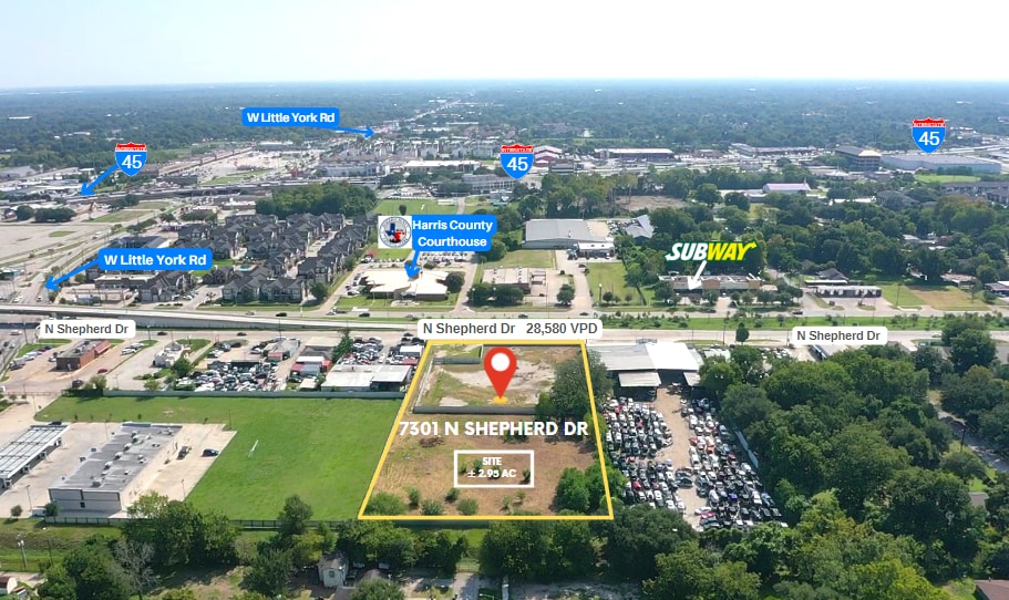 7301 N Shepherd Dr, Houston, TX for Sale
