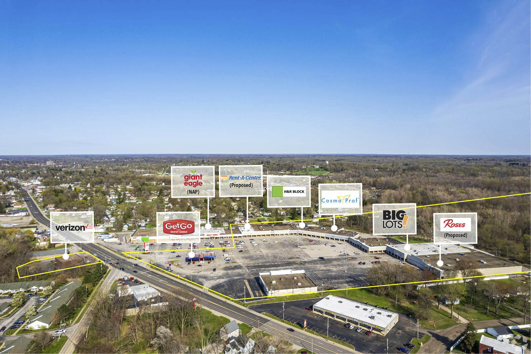 2400-2560 W Prospect Rd, Ashtabula, OH for Rent