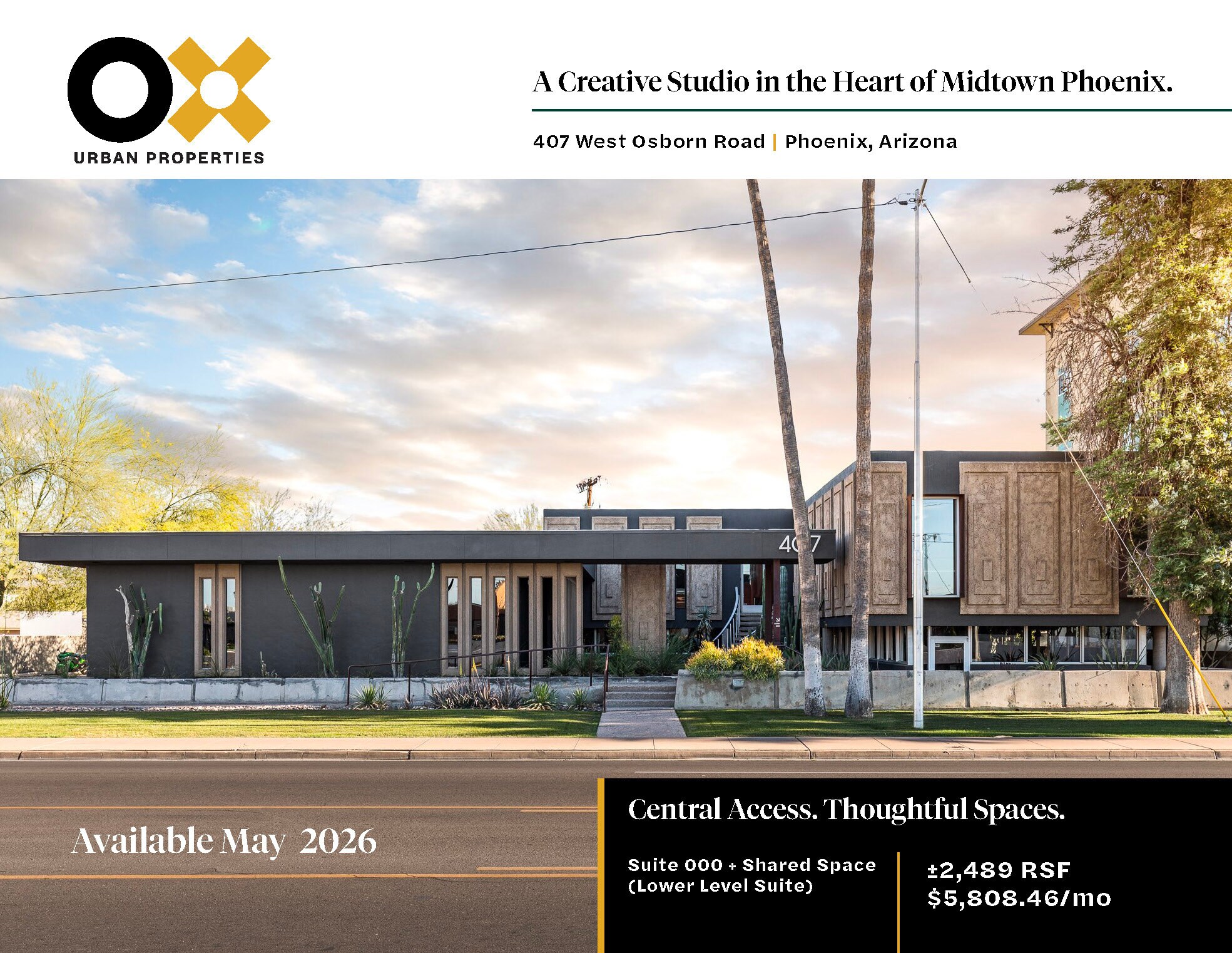 407 W Osborn Rd, Phoenix, AZ for Rent