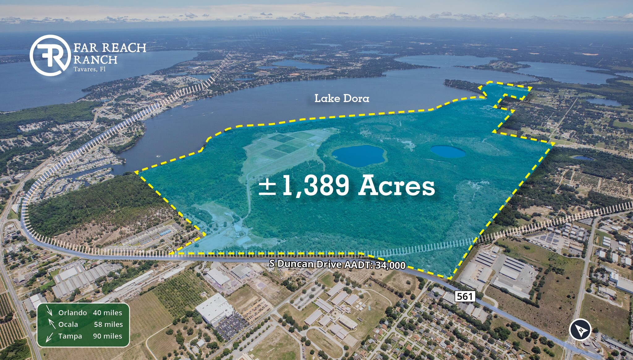 County Road 561 & South Shore of Lake Dora, Tavares, FL for Sale