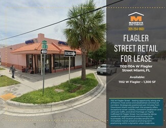 Miami, FL Retail - 1100-1110 W Flagler St