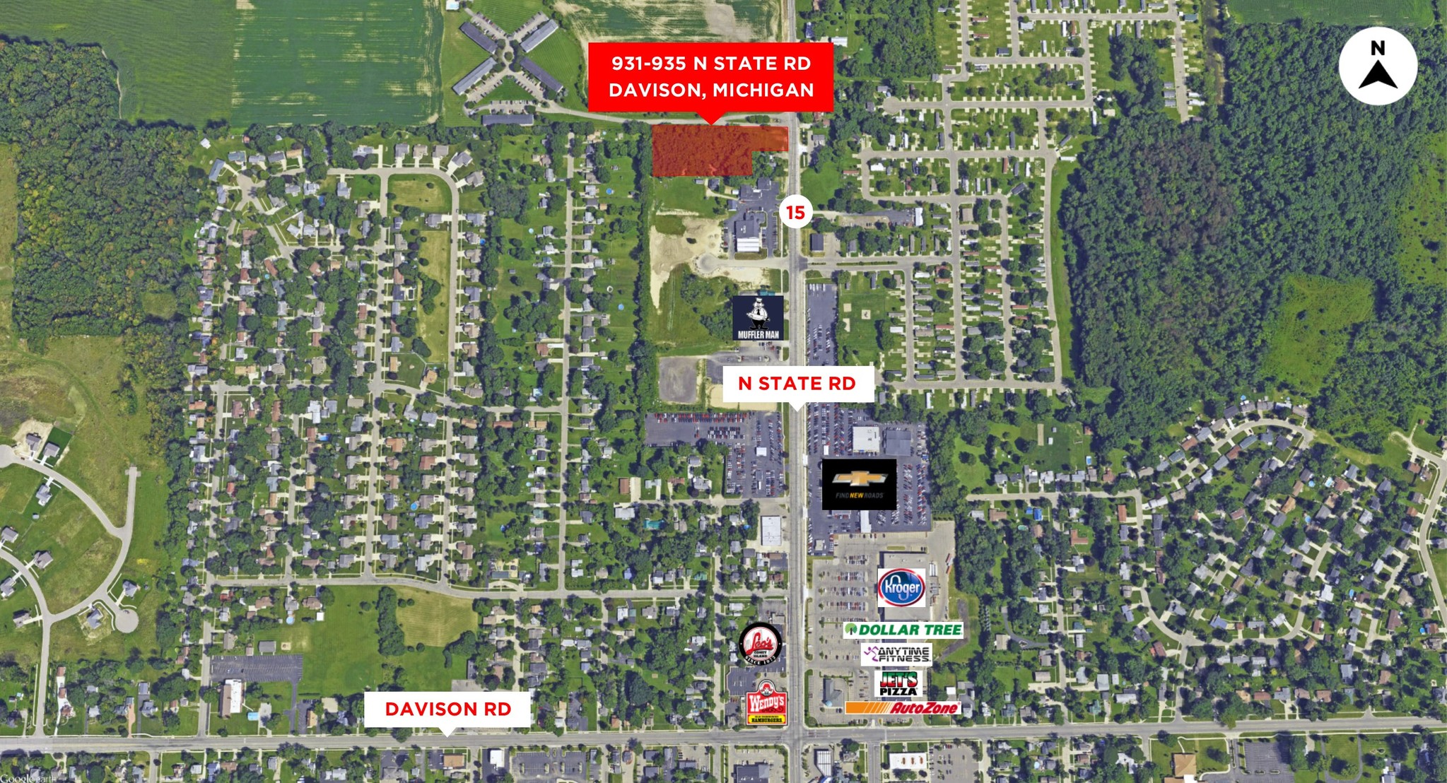 931-935 N State St, Davison, MI for Sale