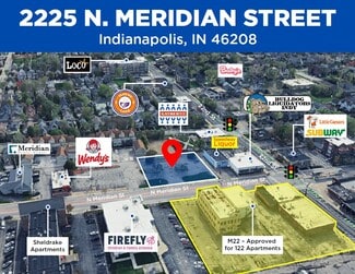 Indianapolis, IN Commercial Land - 2225 Meridian