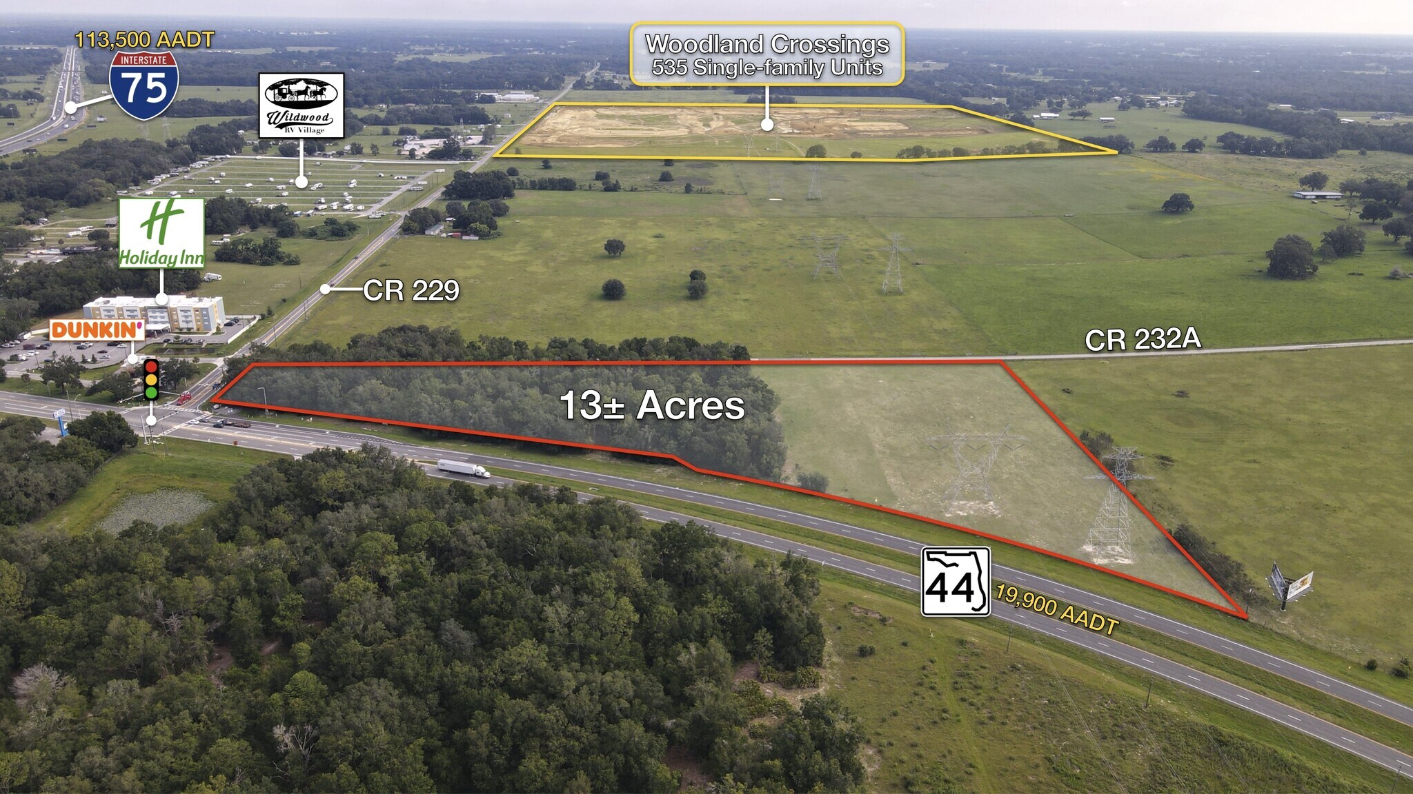 SR 44 & CR 229, Wildwood, FL for Sale
