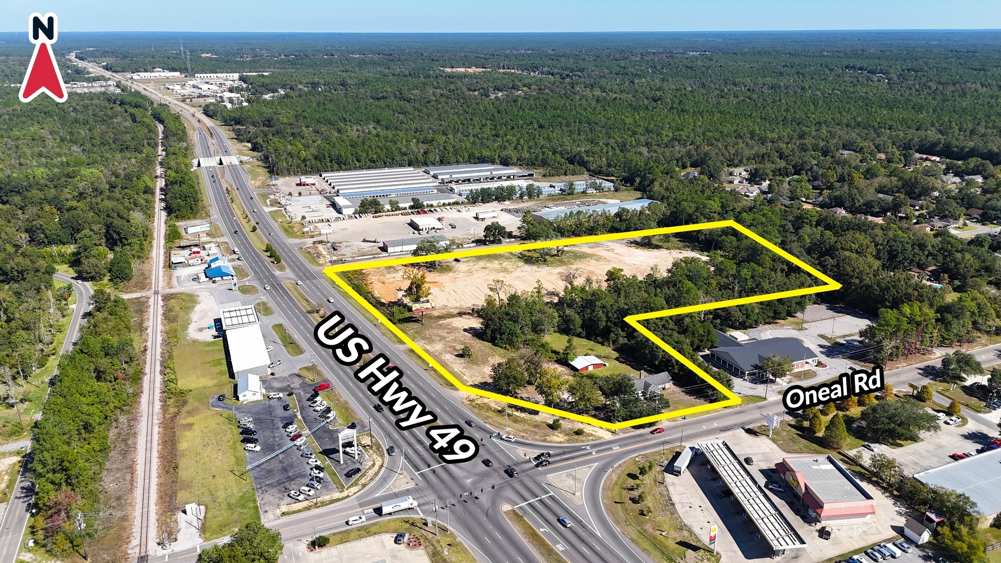 Old Hwy 49 & O'Neal Road, Gulfport, MS for Sale