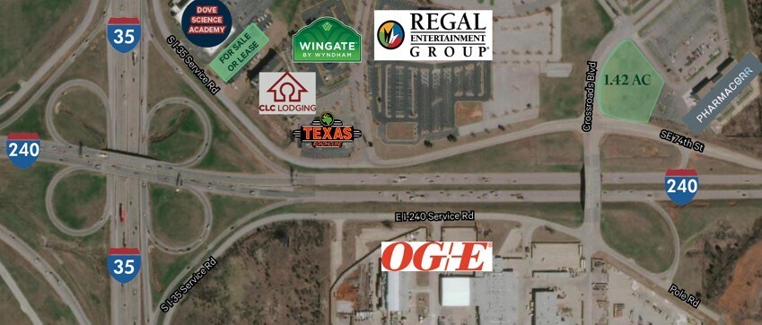Crossroads Blvd & I-240 Service Rd, Oklahoma City, OK for Rent