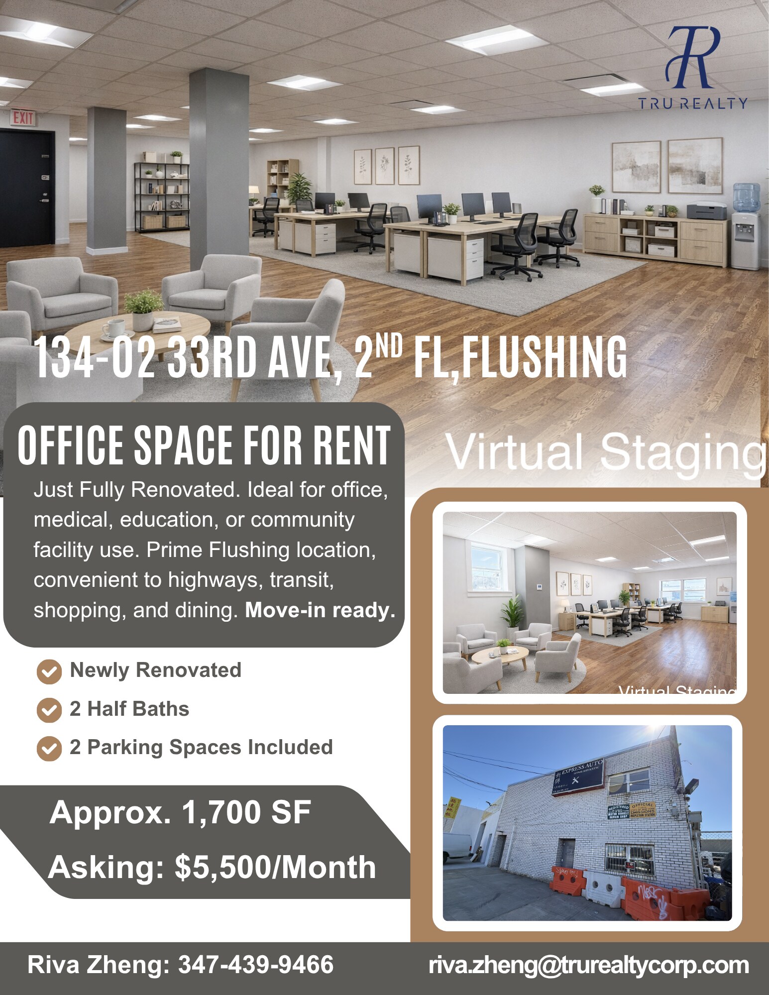 13402 33rd Ave, Flushing, NY for Rent