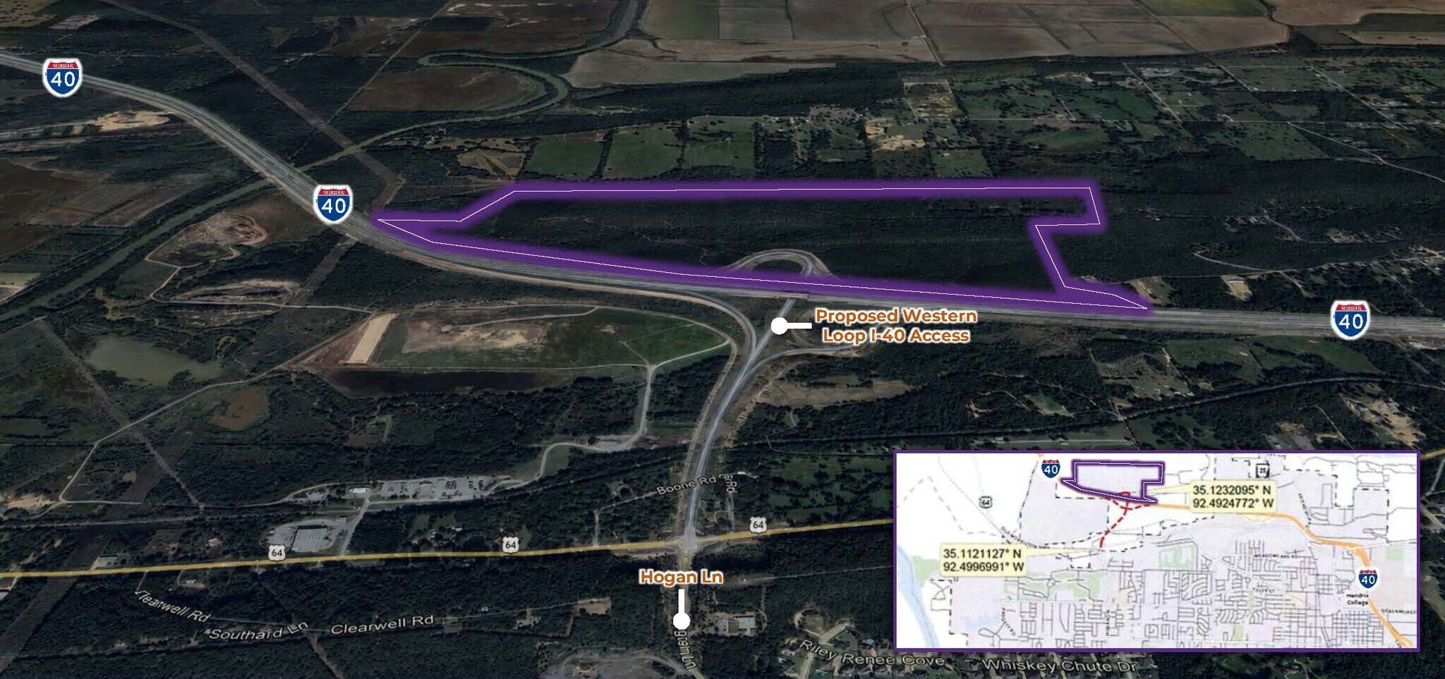 Interstate 40, Conway, AR for Sale