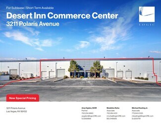 Las Vegas, NV Industrial - 3211 Polaris Ave Las Vegas, NV Industrial - 3211 Polaris Ave