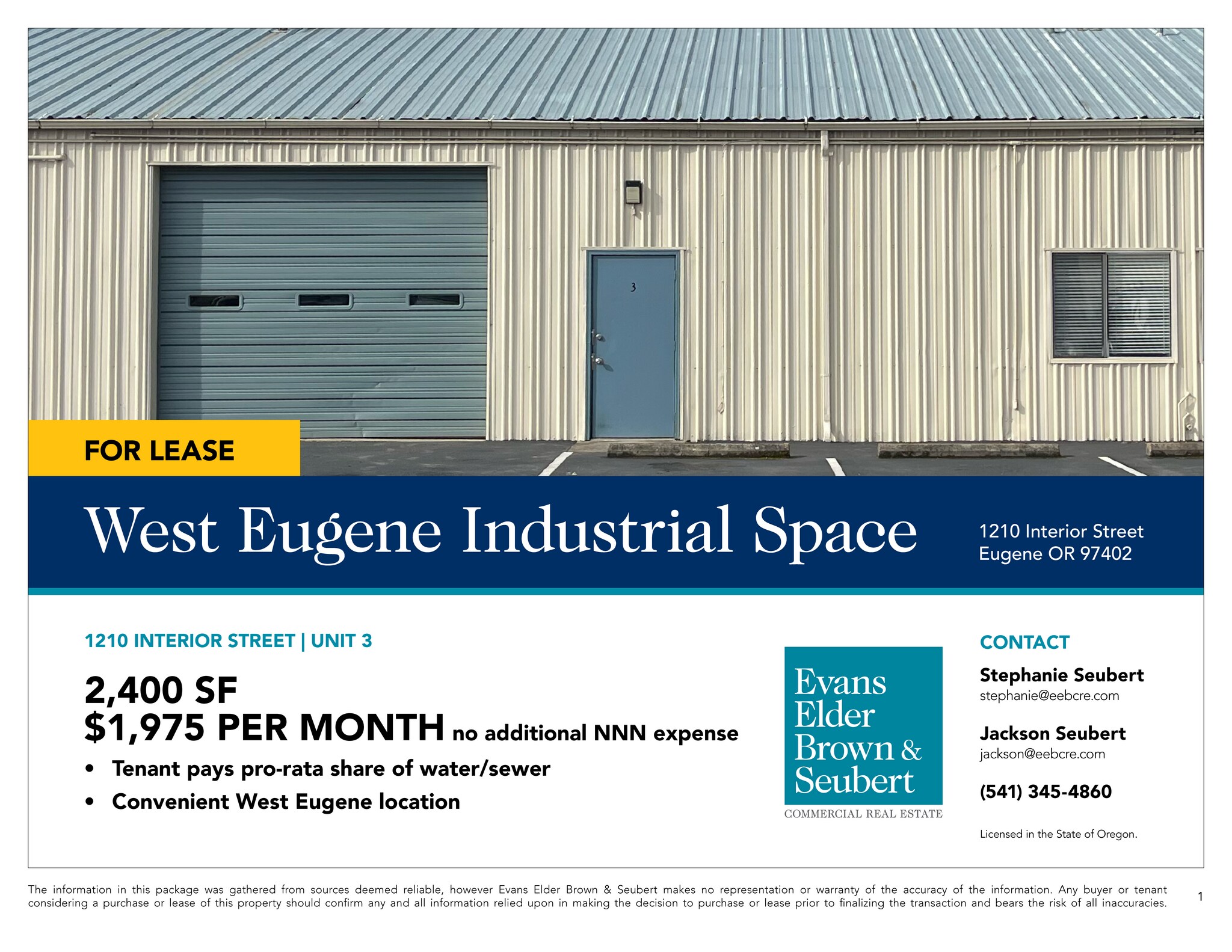 1210 Interior St, Eugene, OR for Rent