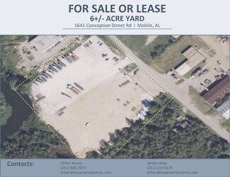 Mobile, AL Industrial Land - 1641 Conception Street Rd