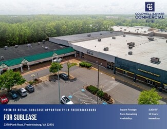 Fredericksburg, VA Retail - 2336-2380 Plank Rd