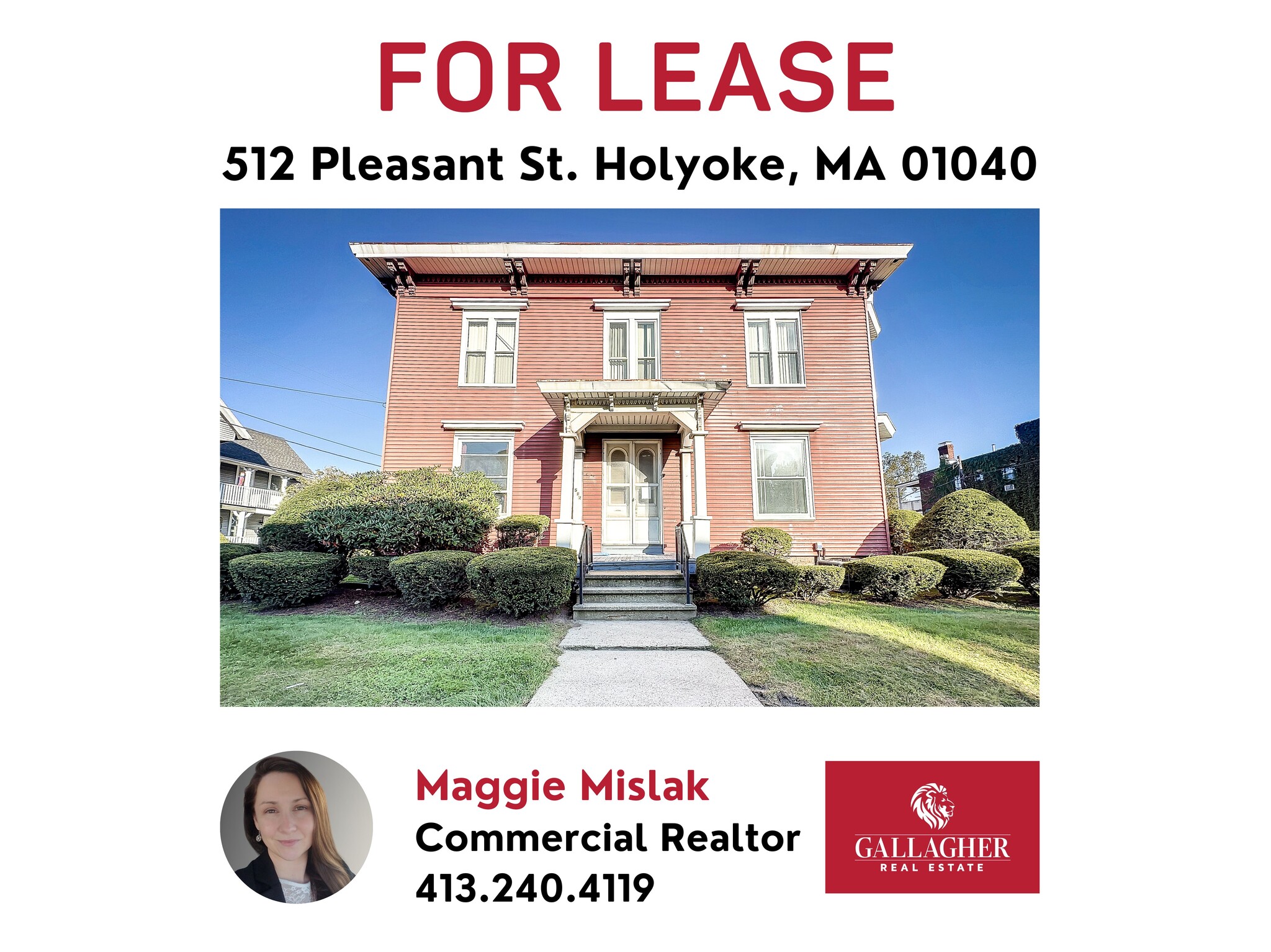 512 Pleasant St, Holyoke, MA for Rent