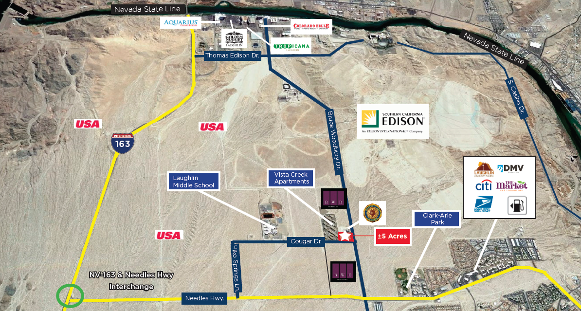 Cougar Dr. & W Bruce Woodbury Dr, Laughlin, NV for Sale