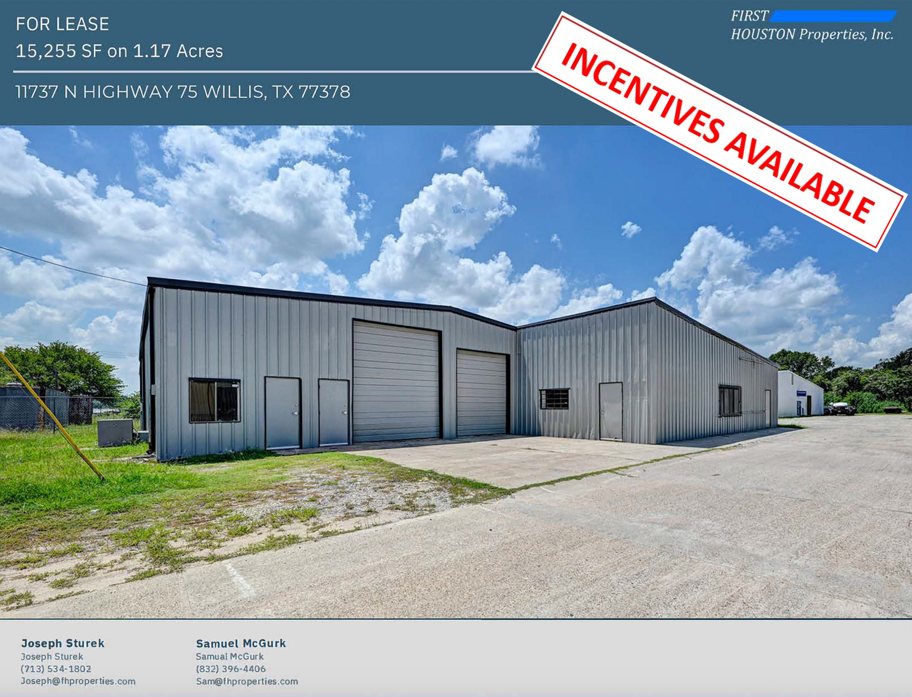 11737 N Highway 75, Willis, TX for Rent