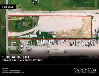 McKinney, TX Commercial Land - 3520 County Road 341