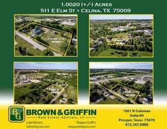 Celina, TX Commercial Land - 515 Elm Street Celina, TX Commercial Land - 515 Elm Street