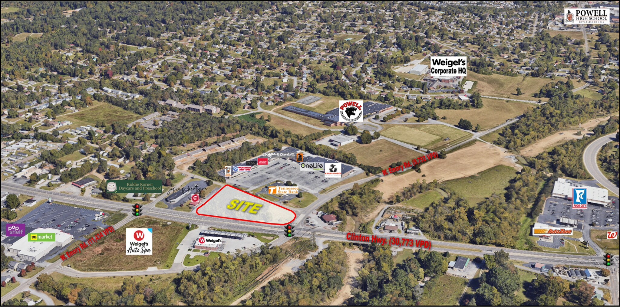 7536 Clinton Hwy, Powell, TN for Rent