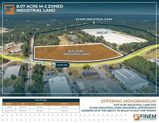 Evans, GA Industrial Land - 00 Evans to Locks Rd Evans, GA Industrial Land - 00 Evans to Locks Rd